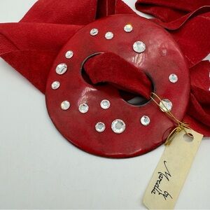 Marella 80s Vintage Red Belt No Size